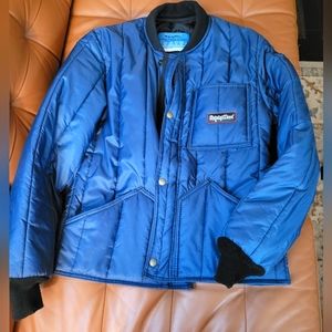 RefrigiWear Cooler Wear Jacket, Navy Blue, Small